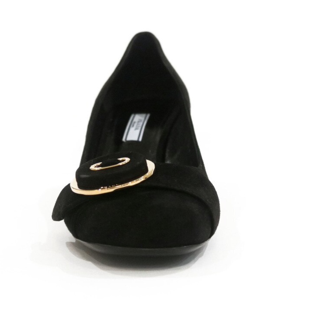 Authentic Prada Button Pump - Size 40.5 - Picture 2 of 15
